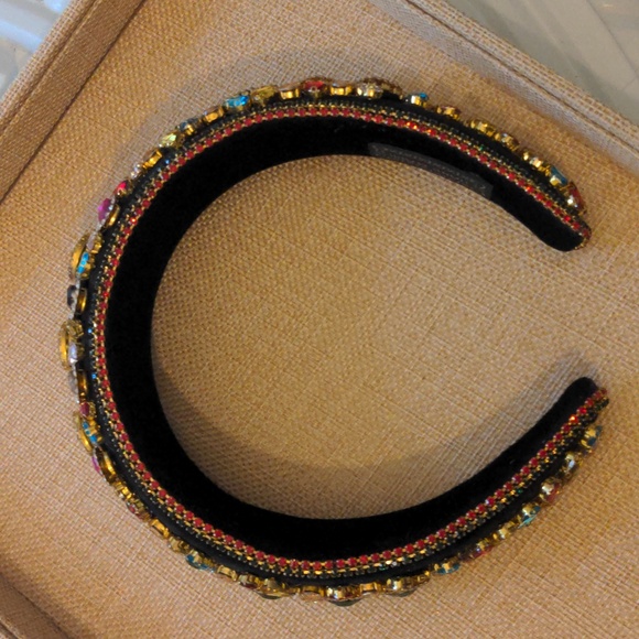 Elegant Multicolor Gemstone Headband - Picture 5 of 6